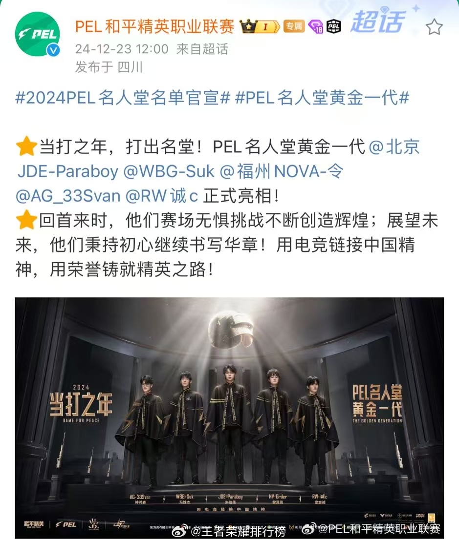 傳奇霸業(yè)最新名人堂閃耀登場！